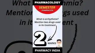 What Is Arrhythmia ? Pharmacology | B.Pharm 3 Sem #bpharmnotes #pharmacyindiaplus #gpatpreparation