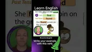Past Tense of FIND in English ✅ English Pronunciation of FOUND | Learn English Irregular Verbs