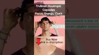 TruBrain Nootropic Capsules - Focus, Energy, Clarit#shorts #gadgets