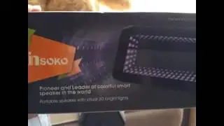 Zinsoko Portable speaker with Vitual 3D Bright lights..