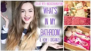 What's In My Bathroom & How I Organize! (Collab With VanchicOrganization)