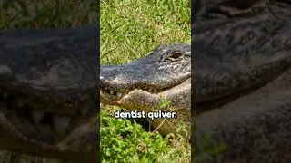 🐊😂 Проделки аллигатора: немного юмора 🌟🎬 #шорты
