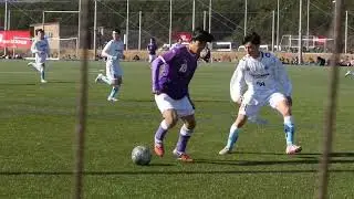 20260105 New Balance Cup TRM 藤枝東B 3-1 桐生第一B 後半26分 藤枝東B 18北川翔大（JFAアカデミー福島）&rarr;21本多力（エスパルスSS静岡）ゴール 3-1