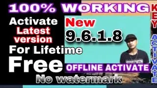 how to activate 9.6.1.8 offline for free | Paano  mag activate ng 9.6.1.8 offline for free