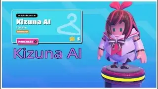 Title: Fall Guys - *NEW* &ldquo;Kizuna AI&rdquo; Skin Gameplay! New Collab! (ItemShop)