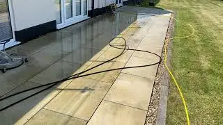 Satisfying Porcelain patio clean