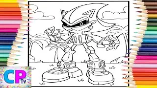 Metal Sonic with Upgraded Armor/Coloring at Natural Speed/@coloringpagestv