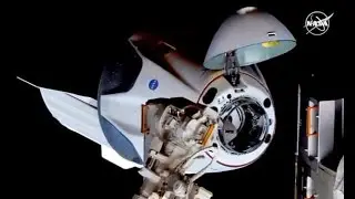 Docking of Crew Dragon to International Space Station | ISS | Geeky Eyes