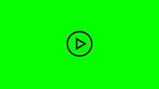 Play and Pause Button GREEN SCREEN HD 1080p60fps +Download Link