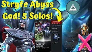 Horseman Stryfe Abyss God! Better Than Aegon? 5 Insane Solos! - Marvel Contest of Champions
