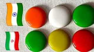 Tiranga ASMR Art 🇮🇳 | Long Relaxing & Satisfying Tricolor Video