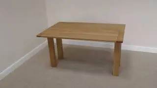 Flip Top Oak Console Table 140cm x 45cm - 140cm x 90cm