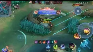 Gameplay Lukas hyper + triple kill mlbb