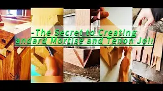 The Secret to Creating Precise Mortise and Tenon Joints for Woodworking - Easy for Carpentry Lovers