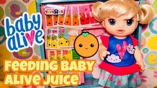 Baby alive So Many Styles feeding juice packets with new bottle new 2018 baby Alive
