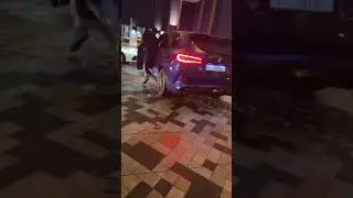 Valet Driver Forgets to Park Car and Crashes