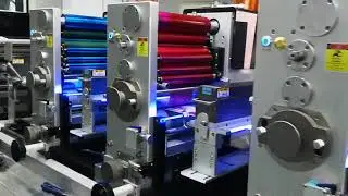 Label Rotary offset machine of led printing