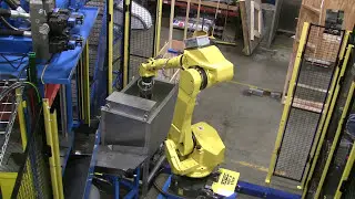 Robot Die Cast Tending Machine Automation