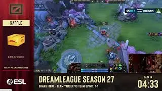 Team Yandex vs Team Spirit,Bo5, Grand Final,Dream League Season 27