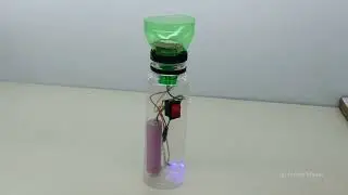How to make a Torch from a Water Bottle | Portable LED Torch Made from Plastic Waste