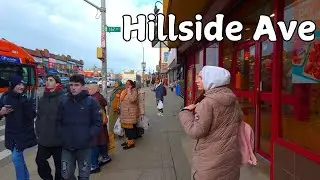 Walking ASMR in Hillside Avenue Queens NY - Walking Tour