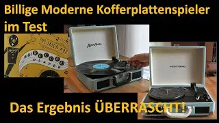 Vinyl &uuml;berall:  billige Kofferplattenspieler im Test: Byron Statics und Musitrend + Third Man
