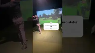 Let&rsquo;s check that attack angle and face to path #golf #trackman #analytics #improveyourgolf