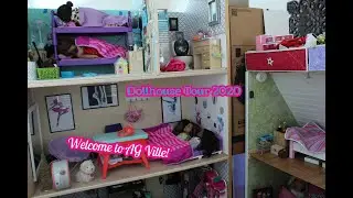 American Girl dollhouse Tour 2020! Pt. 1 (Welcome to AG Ville)