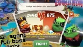 S.i. agent full boss fight - angry birds evolution
