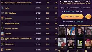 Sunburned Albino is Chrono.gg's Newest Sellout Partner