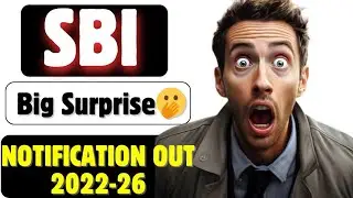 📢📢 SBI NOTIFICATION OUT 🤩🔥 💯 Official 🛑