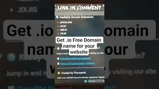 How to Get a FREE Domain in 2025 🌐 | Free .io & More!