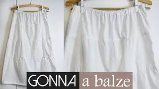 Cucire una gonna a balze | Cucito facile per principianti | Un punto alla volta