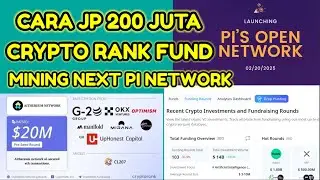 Garapan Baru Mining Big Funding $20M GRATISS Next Pi Network Daily Mining !!!