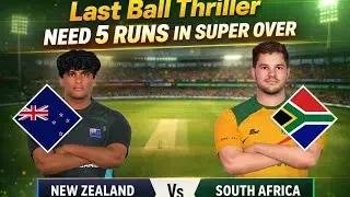 Need 5 runs in last ball 🥵 | Best Super Over in a History of Cricket 