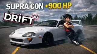 TOYOTA SUPRA TUNEADO CON +900HP!!!!😱🔥🔧 | Drift 36 (Roblox)