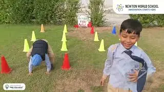 Frog Jumping Activity | Fun Fitness Learning at Newton World School