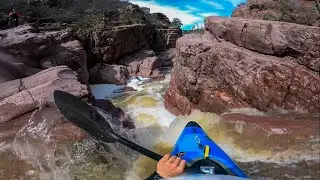 Kayaking Christopher Creek Arizona ~ 100CFS