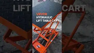 Conquer Heavy Lifting Tasks Effortlessly With VEVOR Hydraulic Lift Table Cart