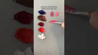 How to Paint Lips! 👄🎨 #kristygordonart #lips #youtubeshorts