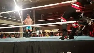 clip of of Robbie Hollywood vs luke kaiden at hamilton pro wrestling (7/12/24)