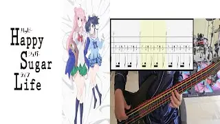 Nanawo Akari - One Room Sugar Life - Bass Cover With Tab (Bass Only)