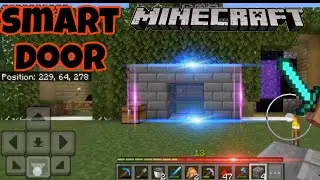 ✨ Minecraft Smart Door 🚪 | Ultimate Redstone Security System 🔥