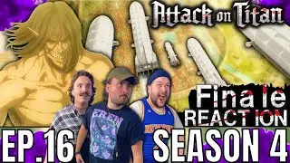 AND SO IT BEGINS... THE END..... | Attack On Titan FINALE REACTION!!!! | 4x16 | 