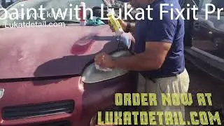 LUKAT Pretty Polish Makes Your Old Car Paint Pretty Again NOT A WAX!