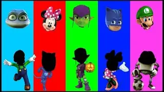 DAME TU COSITA👀Wrong Body Parts💃Dance Funny Puzzle Wrong Heads👥️&Pj Masks and Green Goblin