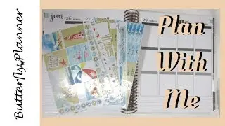 Beach Summer Plan With Me (Tasseled Planner)