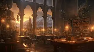 Hogwarts Library Study Ambience: Realistic Sounds and Background Noise for Focus ASMR