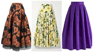 Soo trendy modern Vintage style skirt designing ideas#outfitconsira