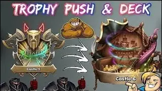 Castle Crush 🔥 Awesome ! Castle 5 to Castle 6 Trophy Push 🔥